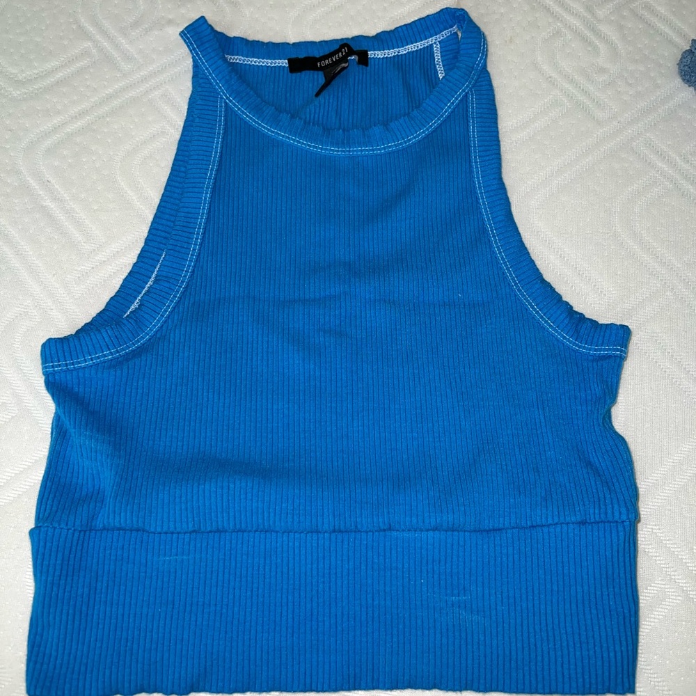 Blue tank top